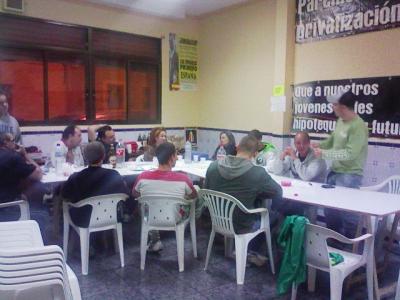 Cena Junta Local de Albal con miembros de Juventud Nacional